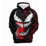 Venom Movie Brock Eddie 12 Unisex Adult Cosplay 3D Print Hoodie Pullover Sweatshirt