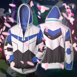 Voltron: Legendary Defender Anime Lance Charles McClain Blue Paladin Unisex Adult Cosplay Zip Up 3D Print Hoodies Jacket Sweatshirt