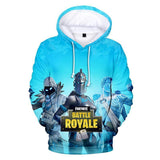 Fortnite Hoodie Unisex Blue Teen Sweatshirt