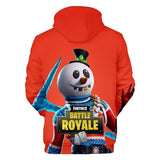 Fortnite Hoodie Unisex Orange Sweatshirt