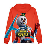 Fortnite Hoodie Unisex Orange Sweatshirt