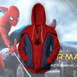 Spiderman Hoodies - Spider Man 3D Zip Up Hoodie