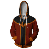 Avatar The Last Airbender Anime Zuko Sifu Hotman Firebending Master Unisex Adult Cosplay Zip Up 3D Print Hoodie Jacket Sweatshirt