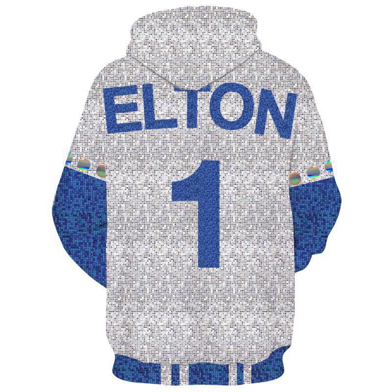 Rocket Man Movie Sir Elton Hercules John Cosplay Unisex 3D Printed Hoodie Sweatshirt Pullover