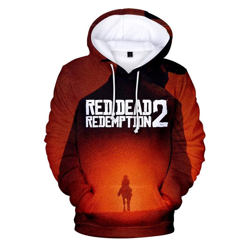 RED DEAD REDEMPTION 2 3d Print Hoodies Pullover for Men