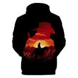 Fashion RED DEAD REDEMPTION 2 3D Hoodies Pullover