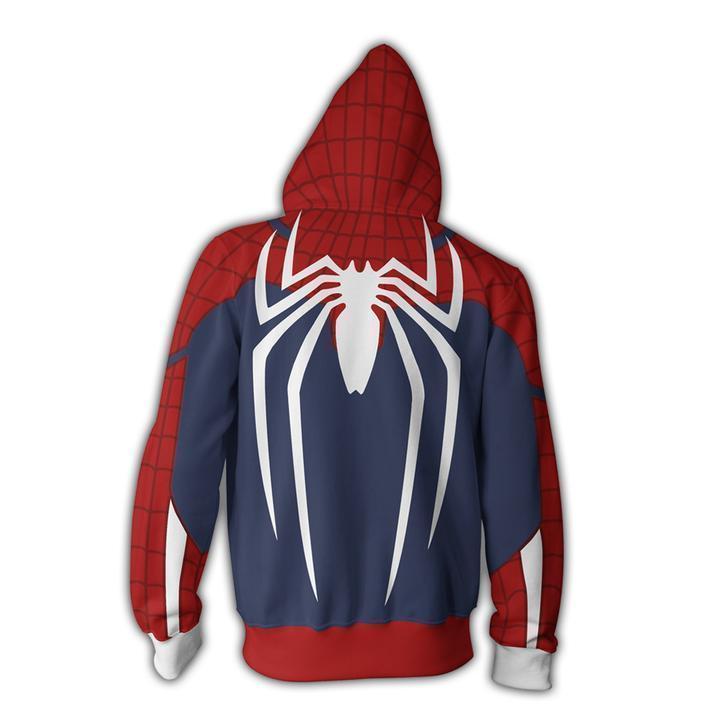 Spiderman Hoodies - Spider Man Zip Up Hoodie
