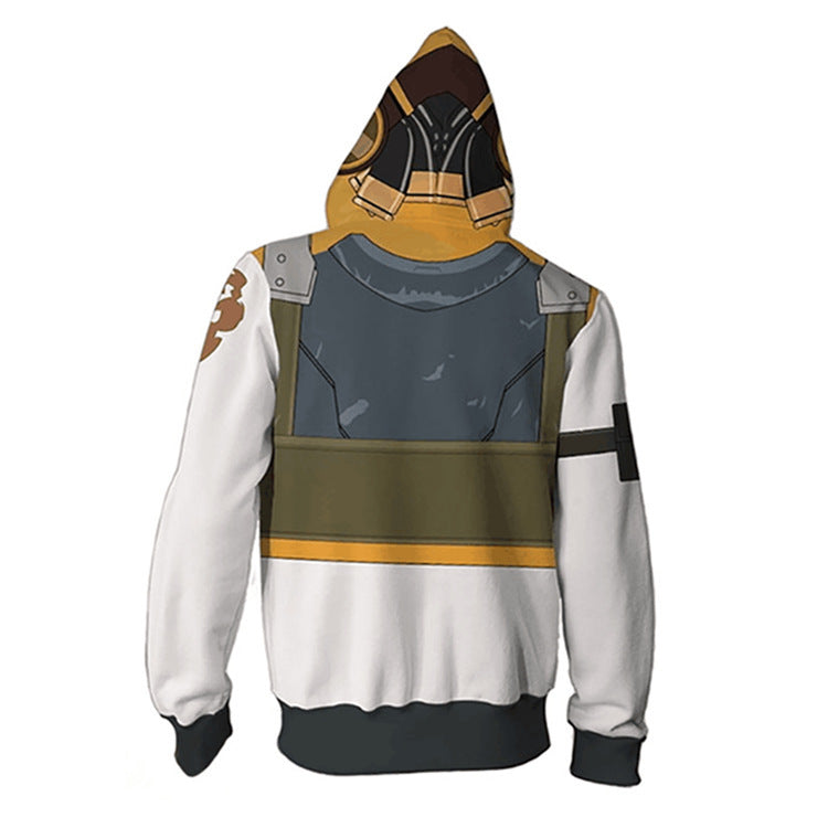 Valorant Raze Game Unisex 3D Printed Hoodie Sweatshirt Jacket With Zipper