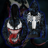 Venom Hoodies - Venom vs. Carnage 3D Zip Up Hoodie